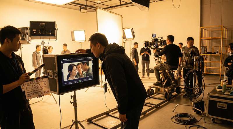 今日看料影视传媒制作现场